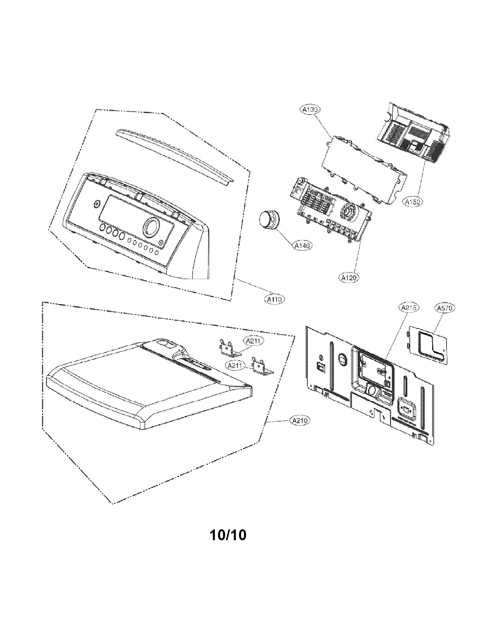CONTROL PANEL AND PLATE ASSEMBLY PARTS