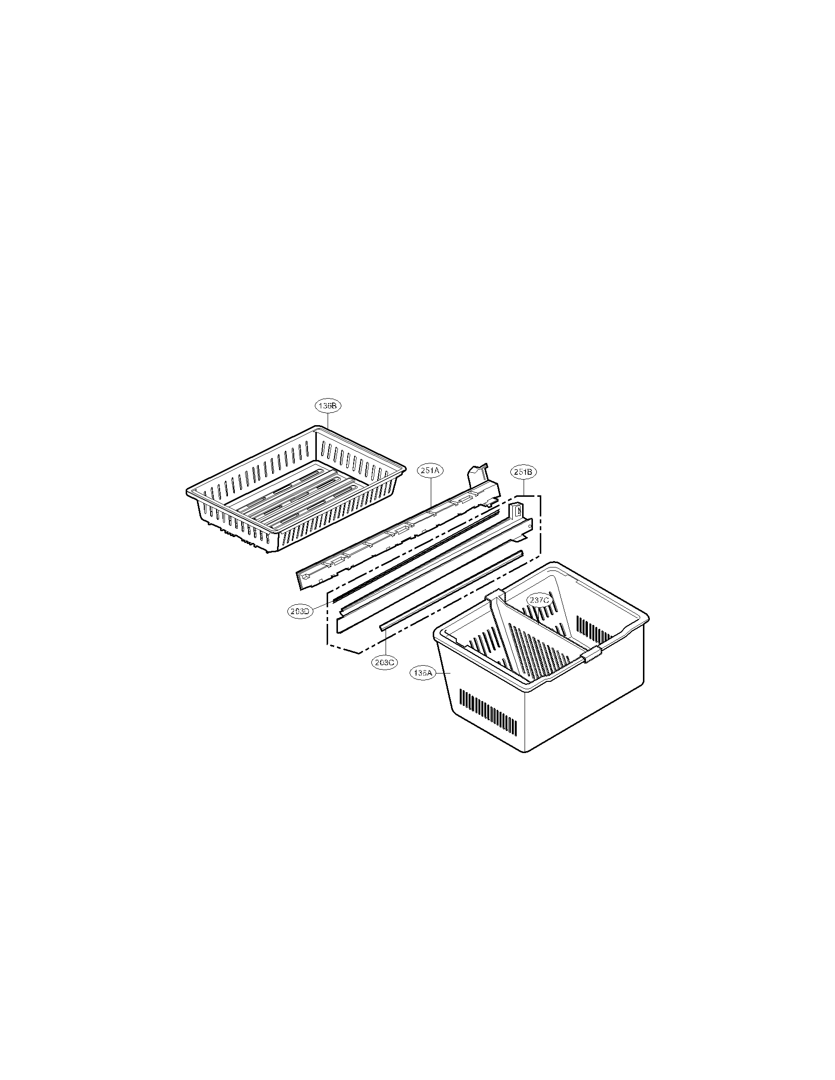 FREEZER PARTS ASSEMBLY