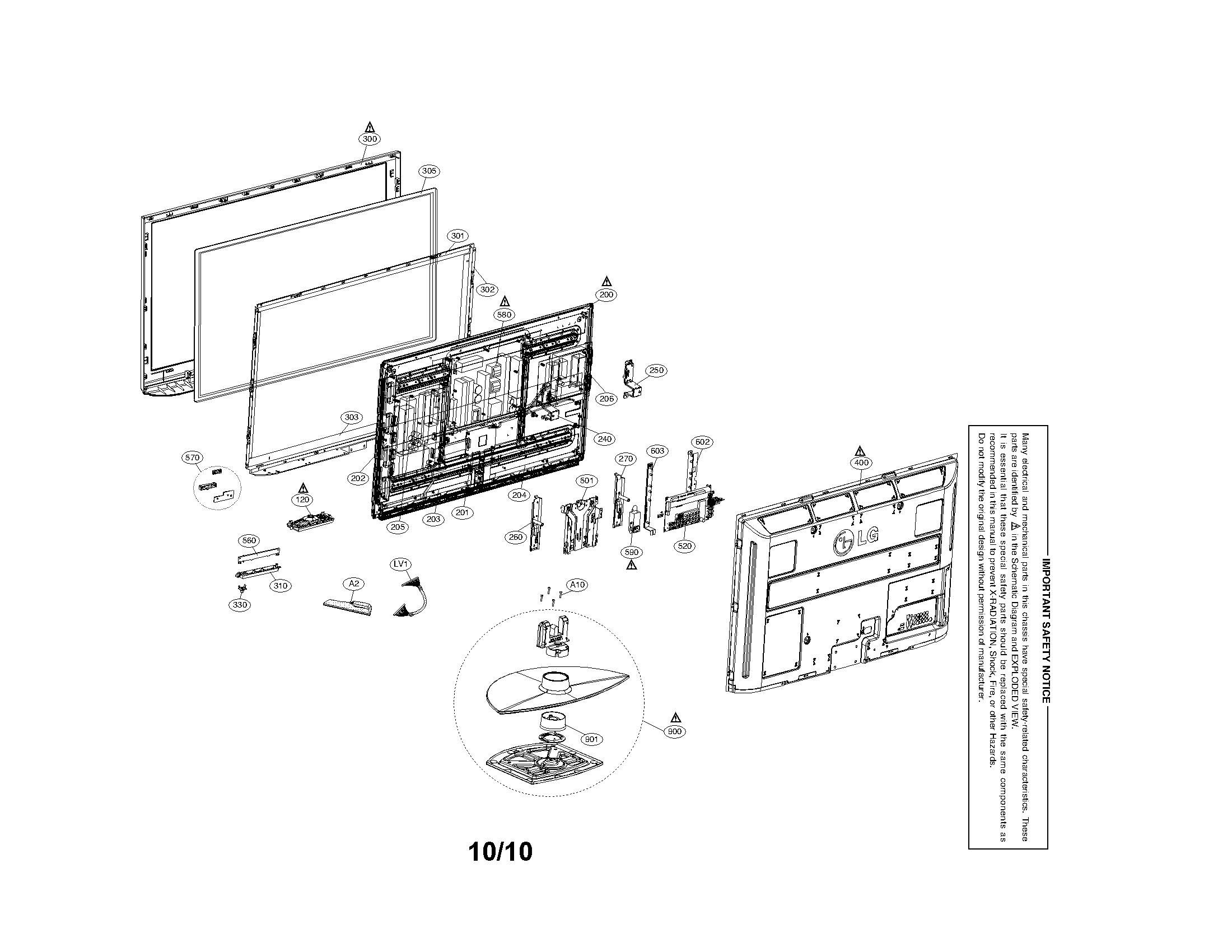 Exploded view parts