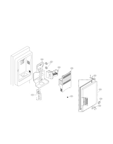 Ice maker and ice bank parts