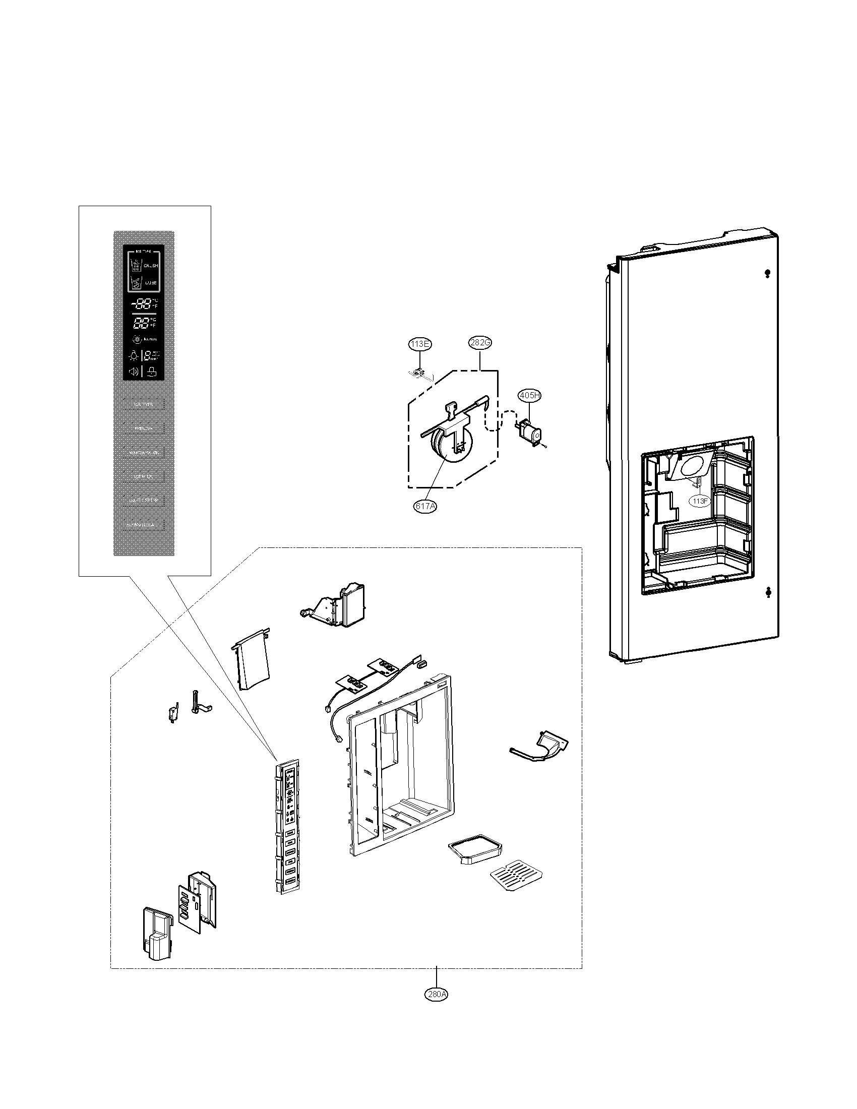 DISPENSER PARTS