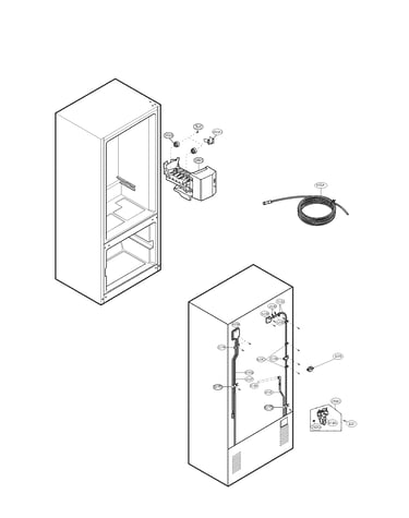 Water and ice parts