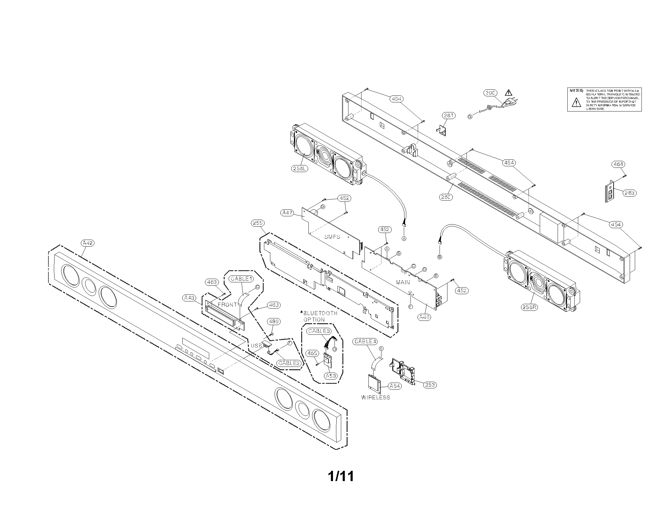 Receiver bar parts