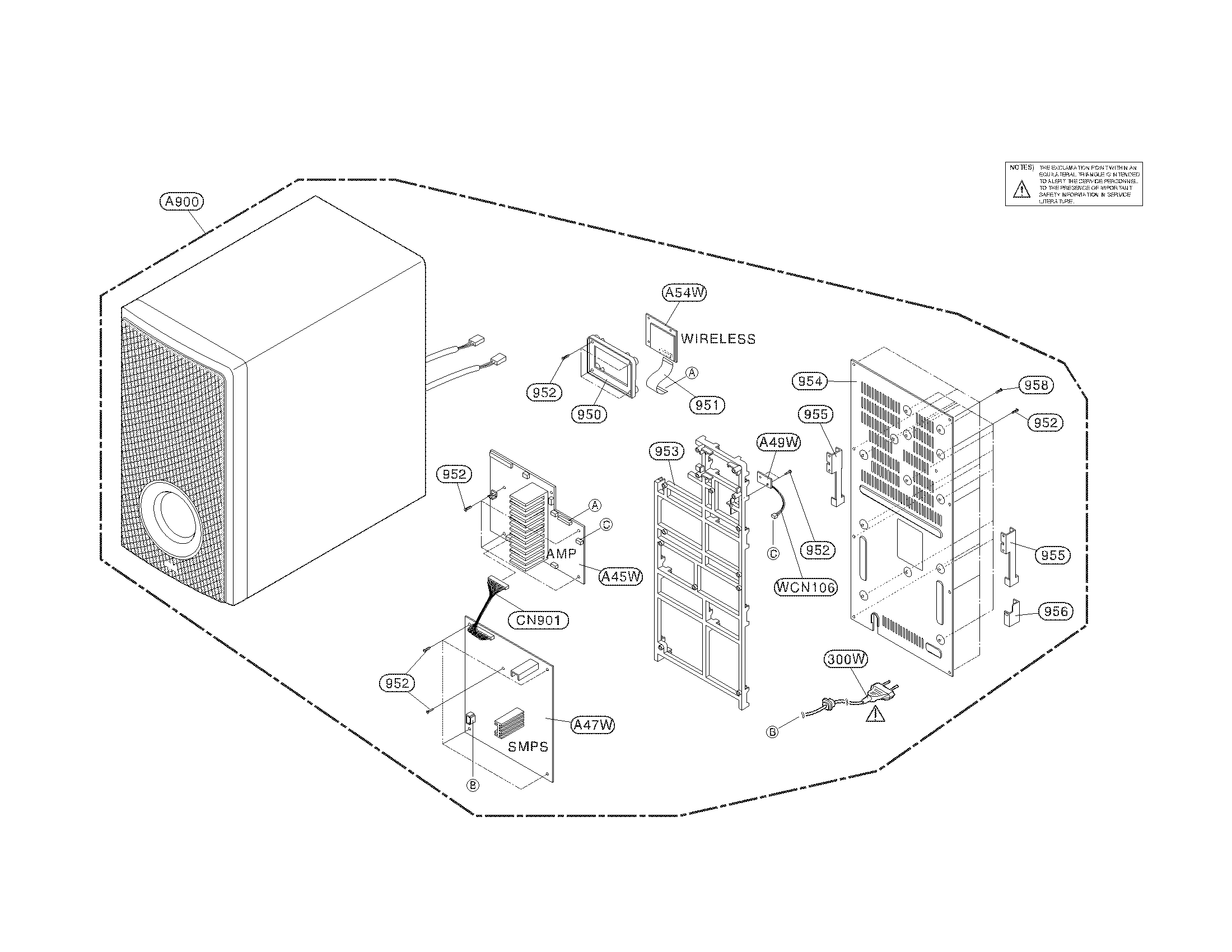 Subwoofer parts