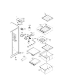 Refrigerator compartment parts