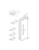 Refrigerator door parts