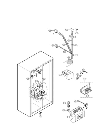 Ice and water parts