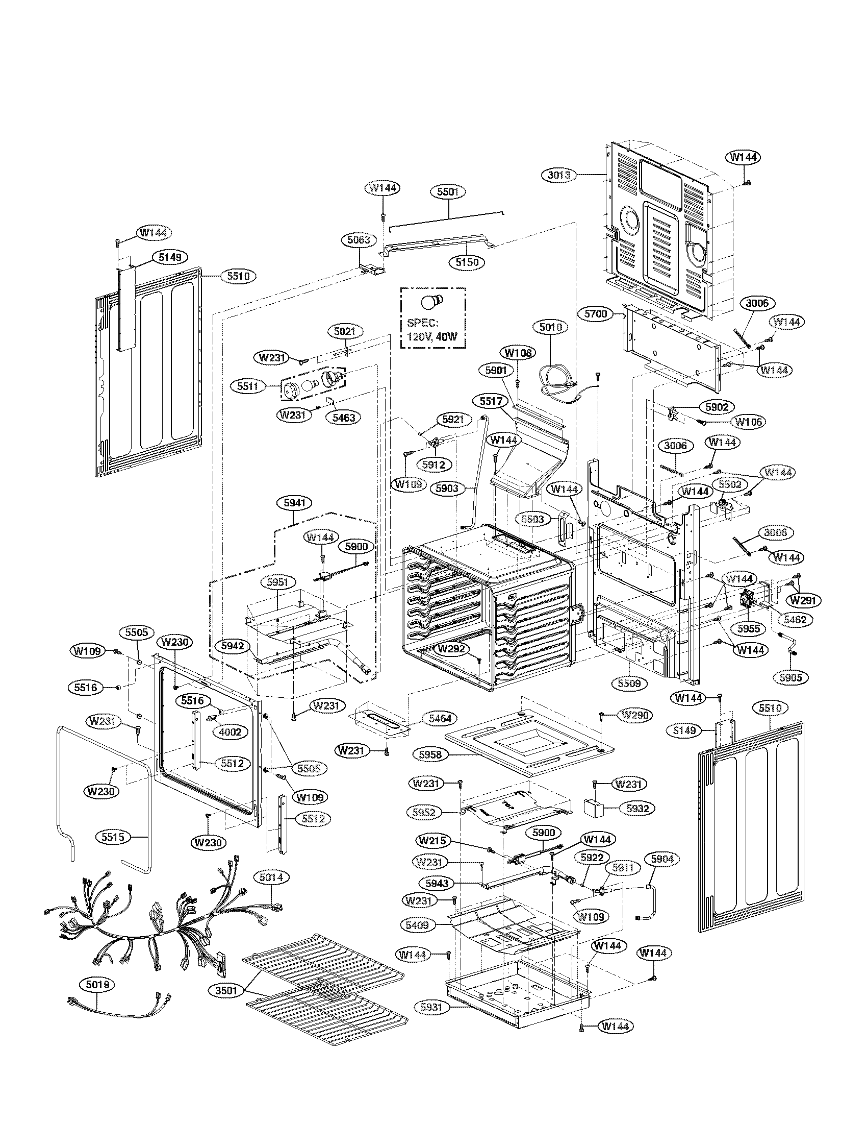 Cavity parts
