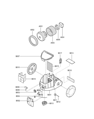 Exploded view parts