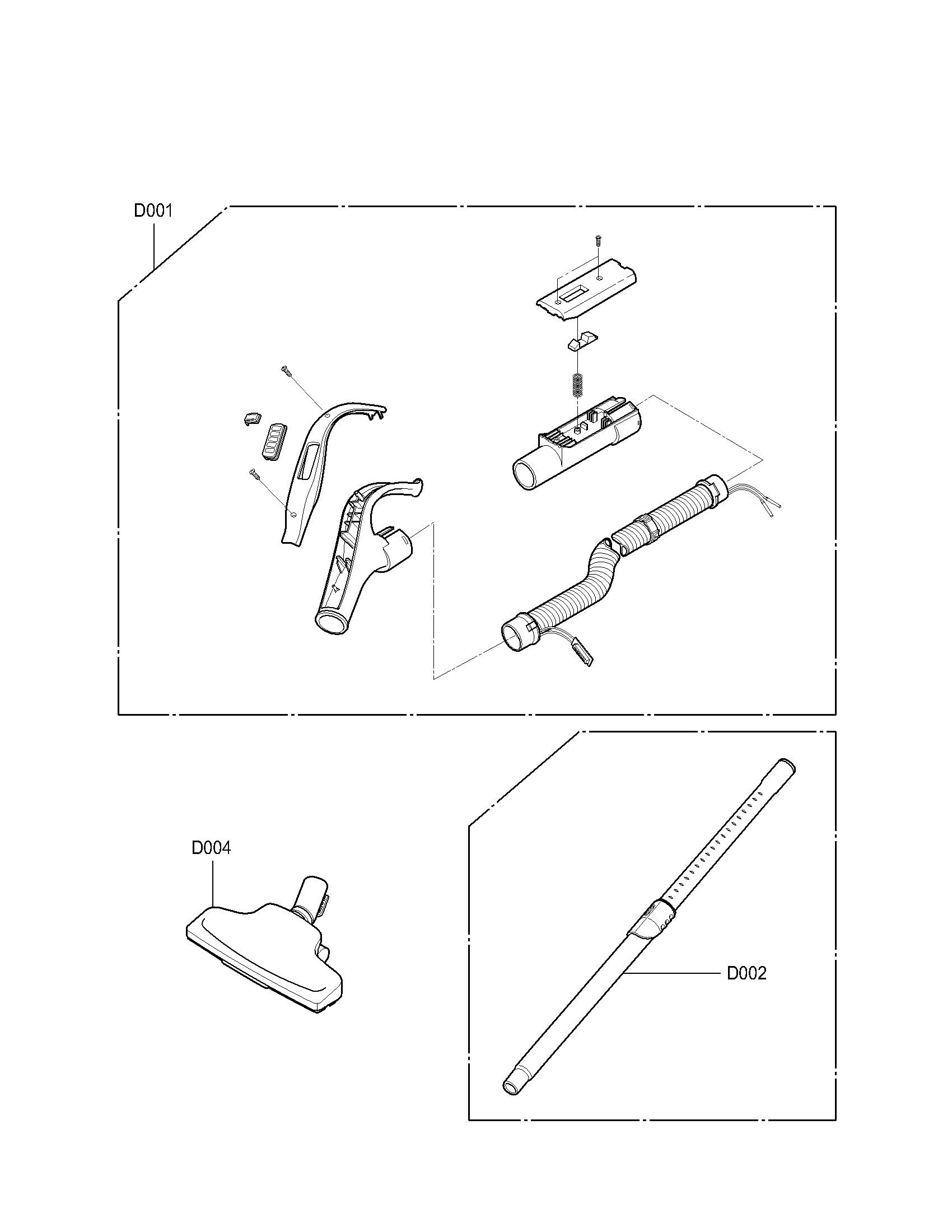 Exploded view parts