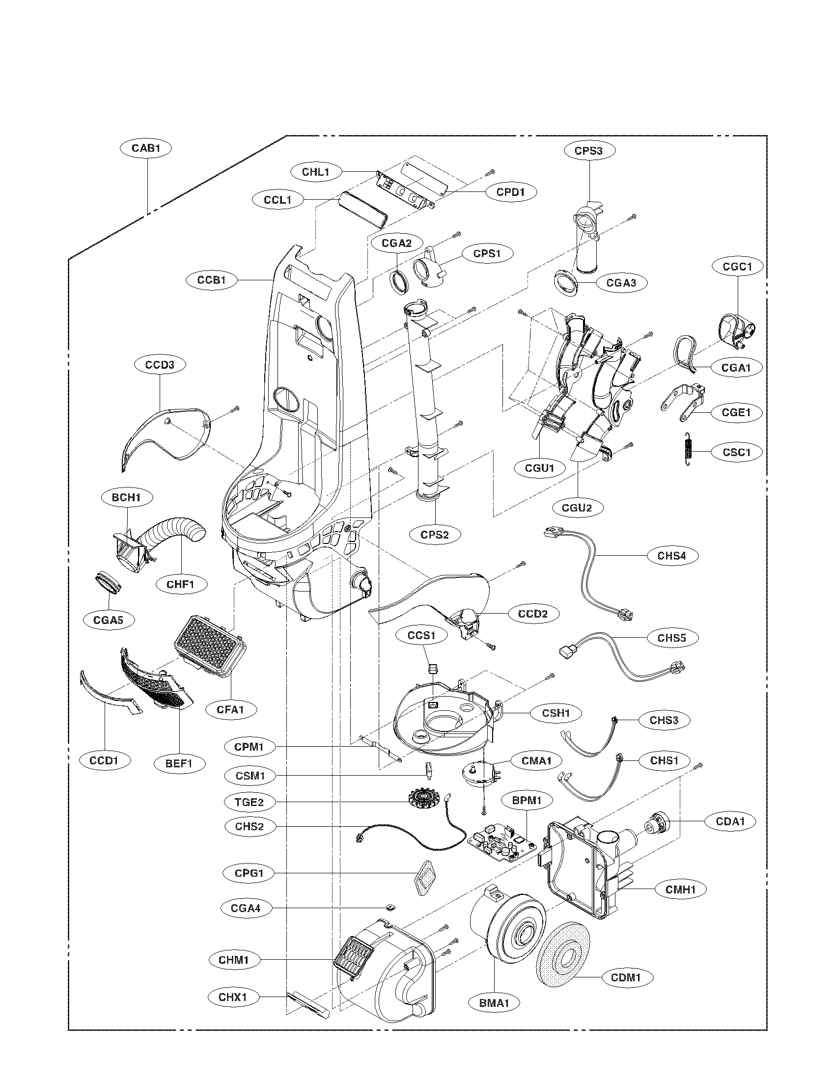 BODY COVER ASSEMBLY PARTS