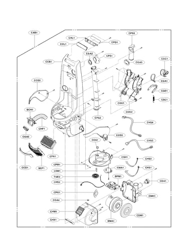 Body cover assembly parts
