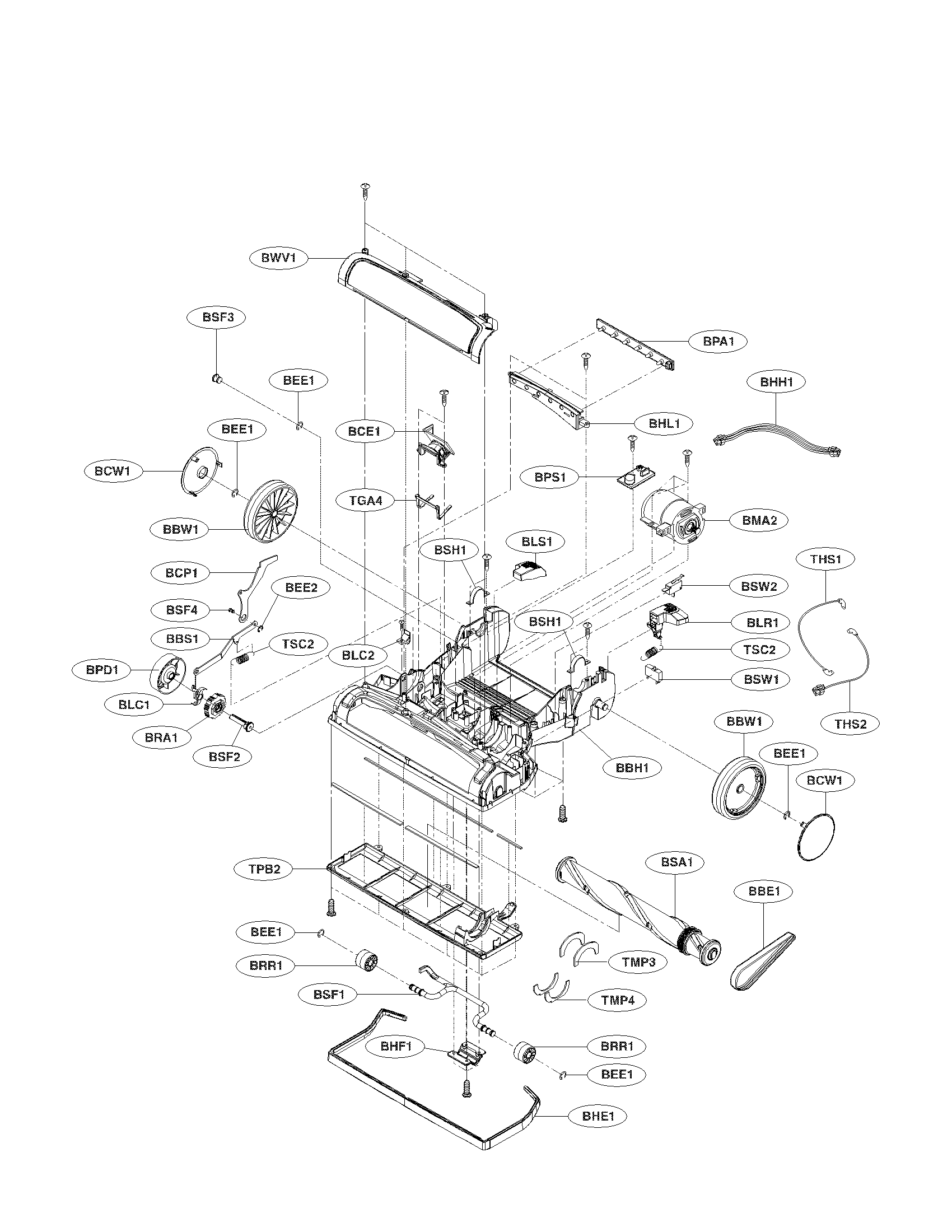 HEAD BASE ASSEMBLY PARTS