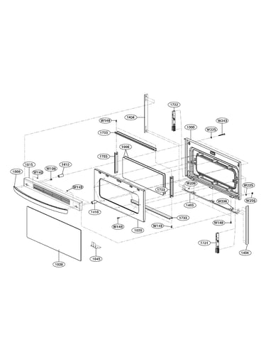 Upper door parts
