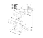 LG LDE3017SB/00 controller parts diagram
