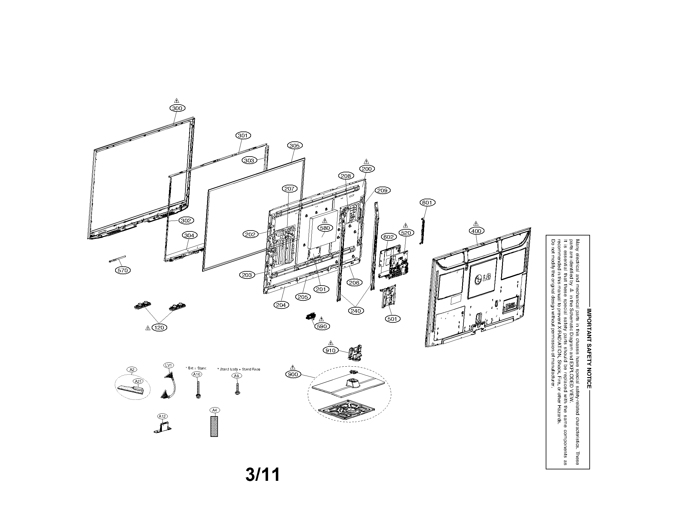 Exploded view parts