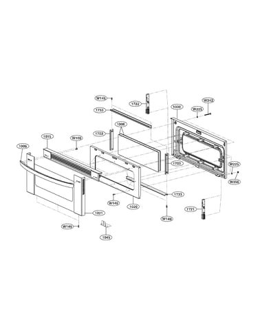 Upper door parts