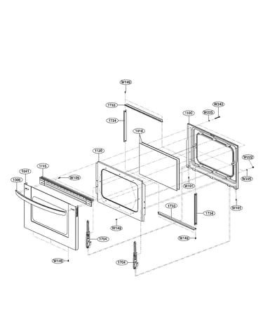 Lower door parts