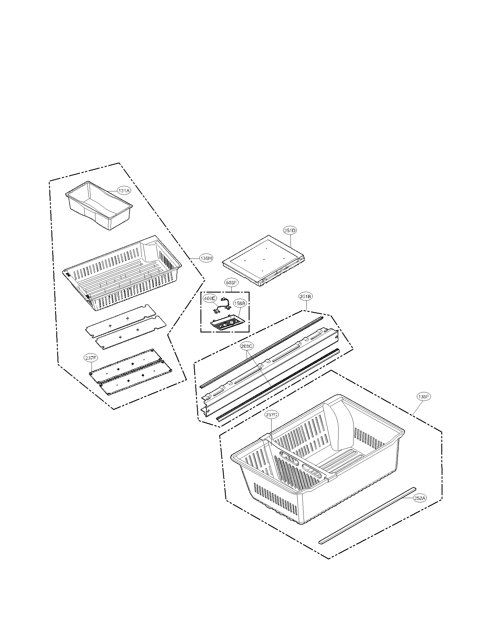 Freezer parts