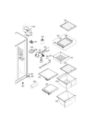 Refrigerator compartment parts