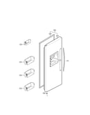 Refrigerator door parts