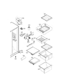 Refrigerator compartment parts