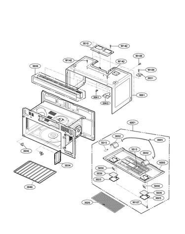 Oven cavity parts
