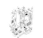 LG LMX25981ST/00 case parts diagram