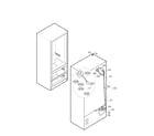LG LMX25981ST/00 ice & water parts diagram