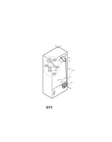 Valve & water tube parts
