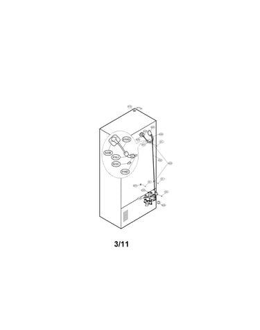 Valve & water tube parts