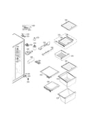 Refrigerator compartment parts