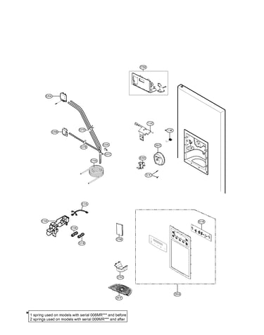 Ice, water, & dispenser parts