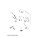 Kenmore Elite 79551079011 ice, water, & dispenser parts diagram