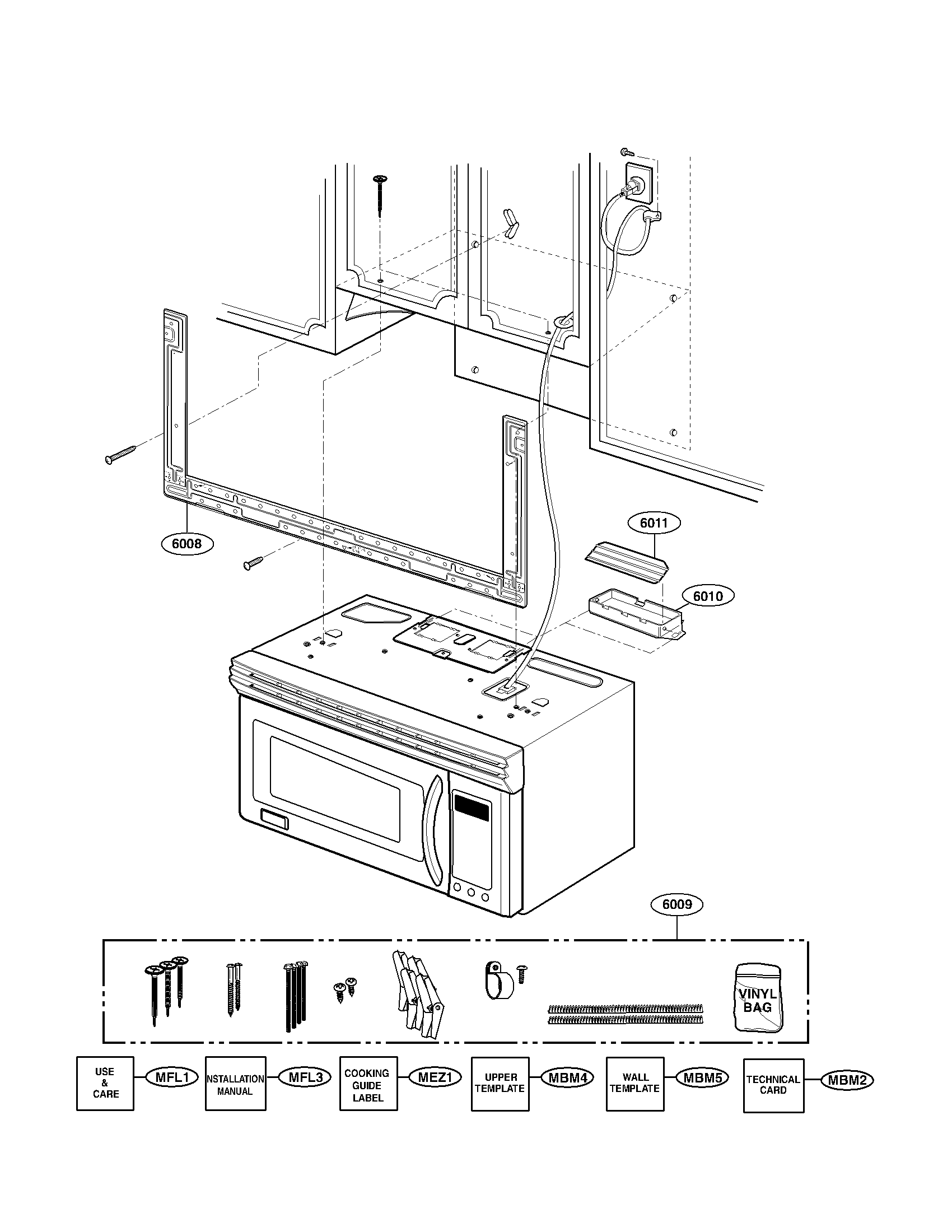 Installation parts
