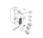 Kenmore Elite 79551093011 freezer compartment parts diagram