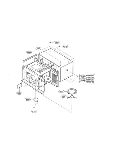 Oven cavity parts