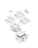 Refrigerator drawer parts