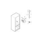 Kenmore 79575082402 ice maker parts diagram