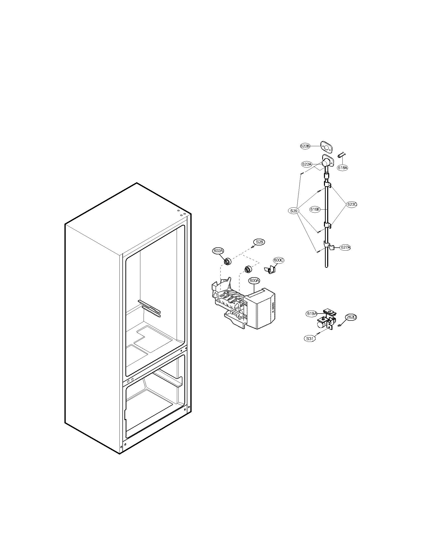 Ice maker parts