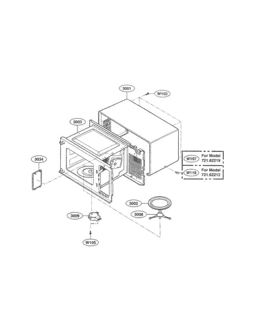 Oven cavity parts