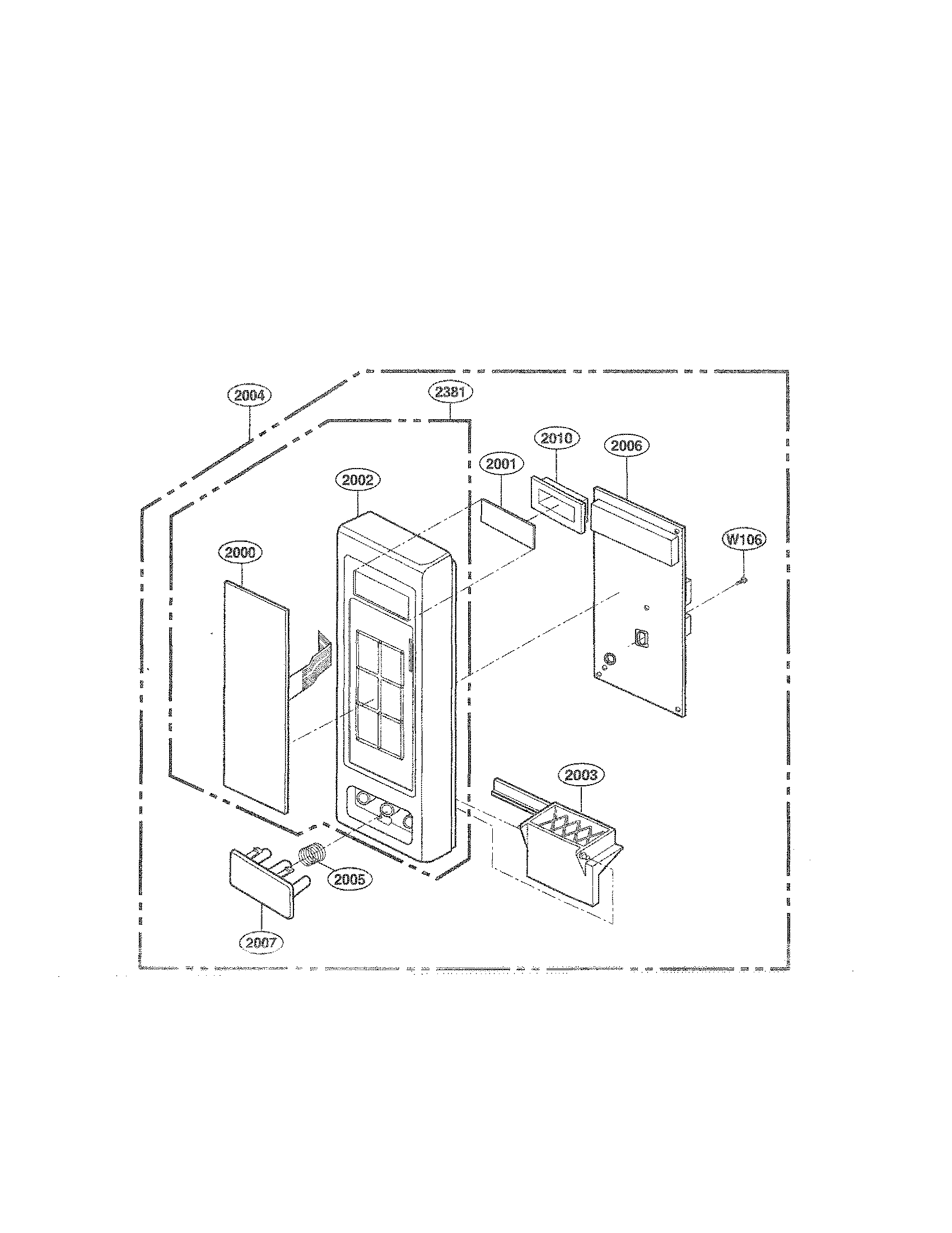 Control panel parts