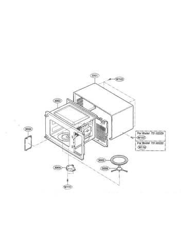 Oven cavity parts