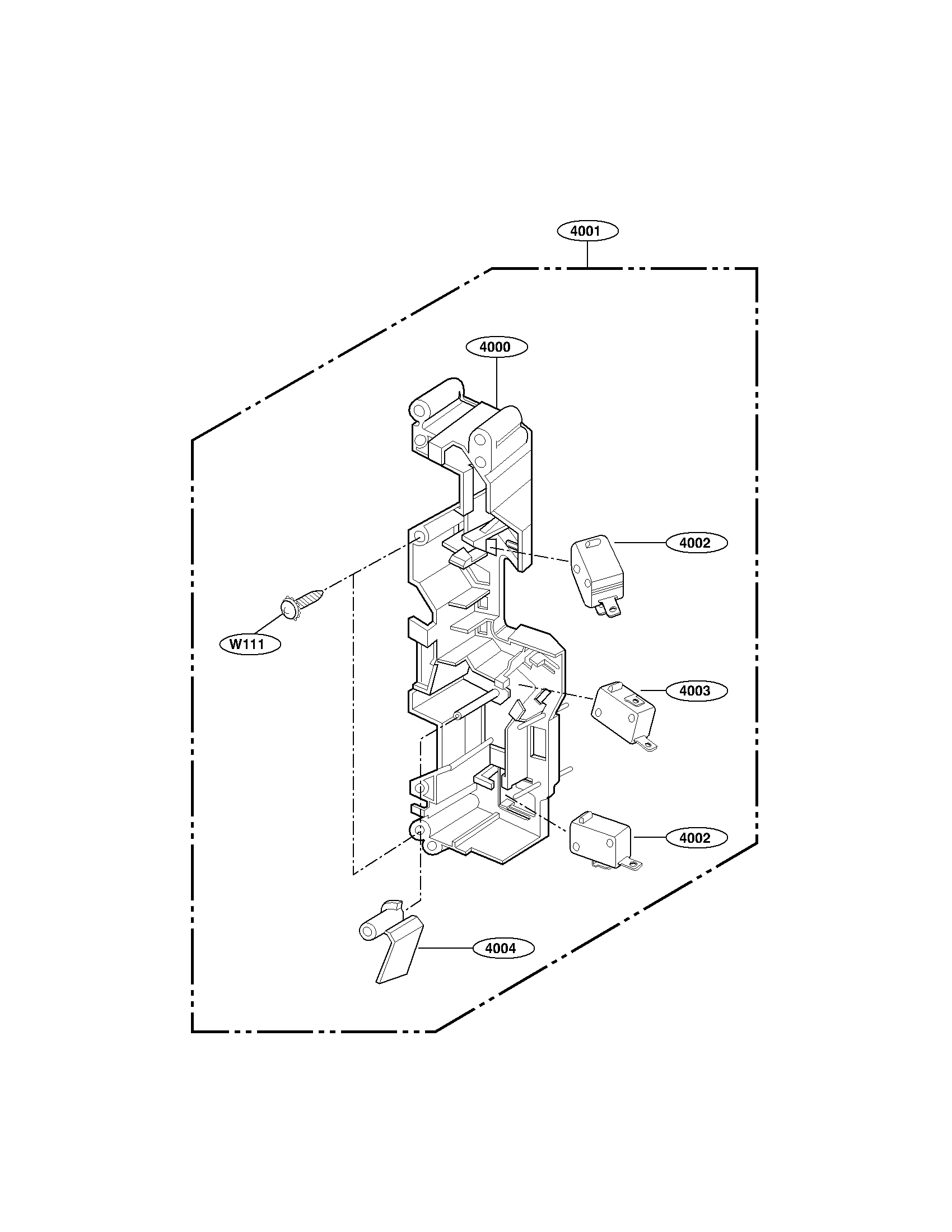 Latch board parts