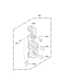 Latch board parts