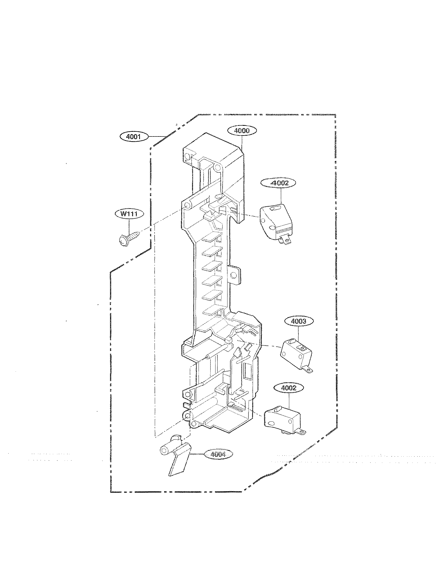 Latch board parts