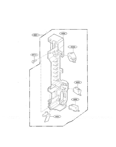 Latch board parts