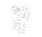 Kenmore Elite 72167902601 latch board parts diagram