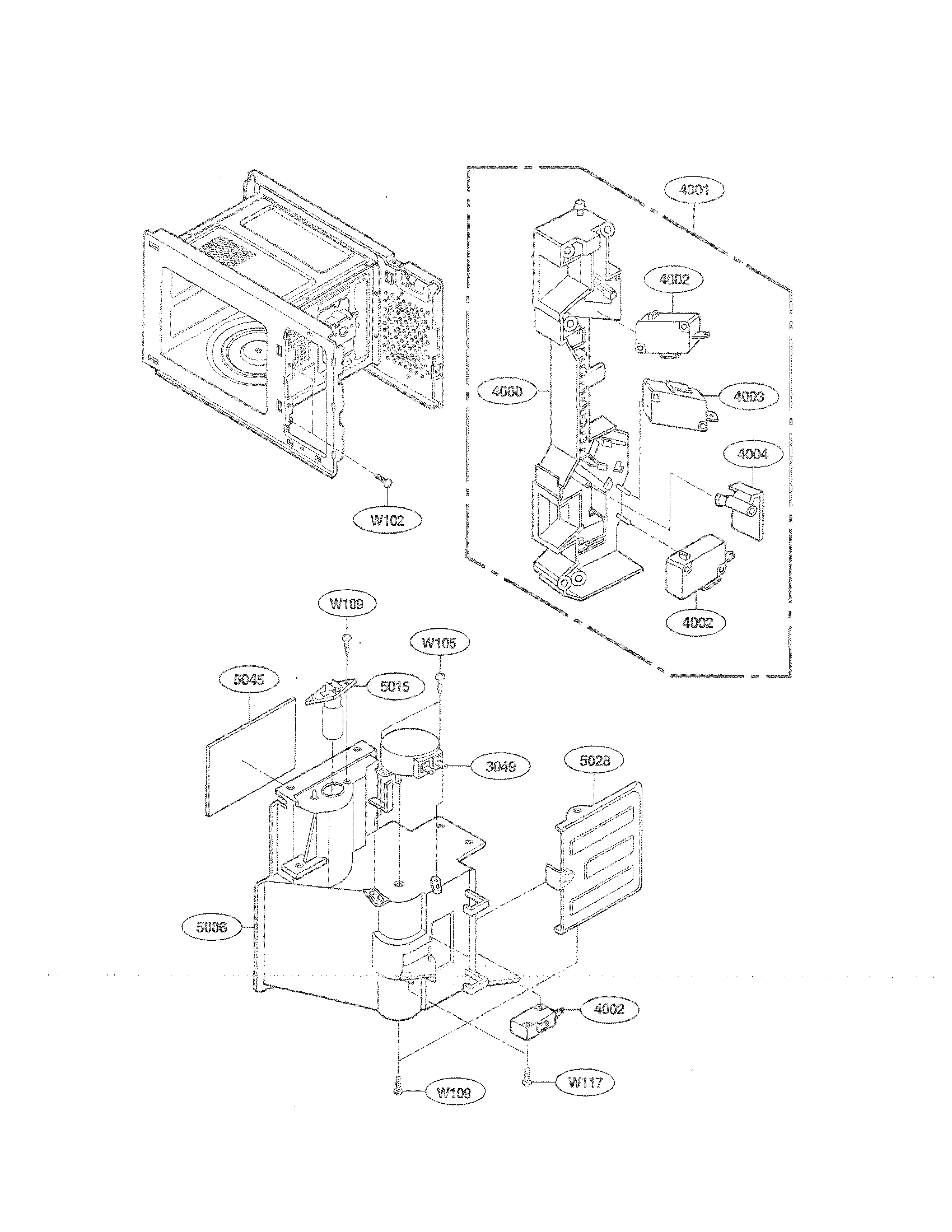 Latch board parts