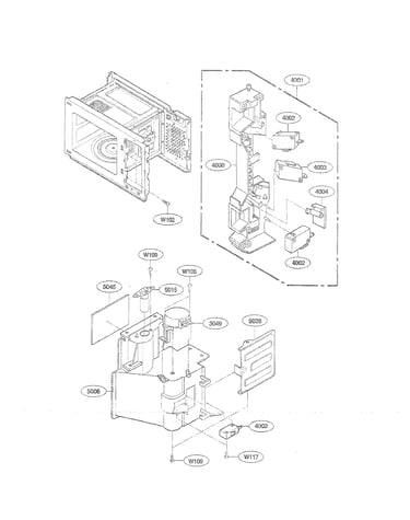 Latch board parts